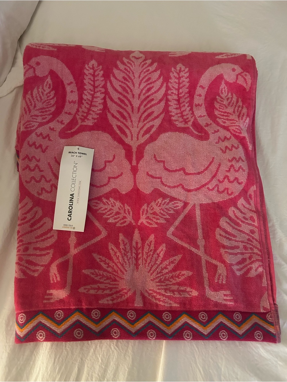 Pink Flamingo Beach Towels (2)🦩 ☀️